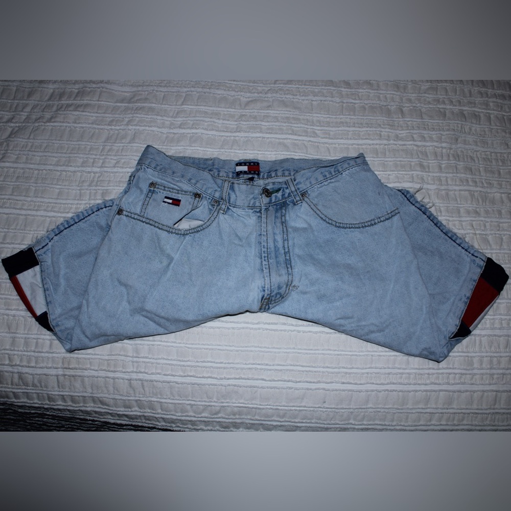 Tommy Hilfiger Men's Light Blue Relaxed Jeans